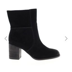 Frye & Co. Phoebe Slouch Mid Womens Black Suede